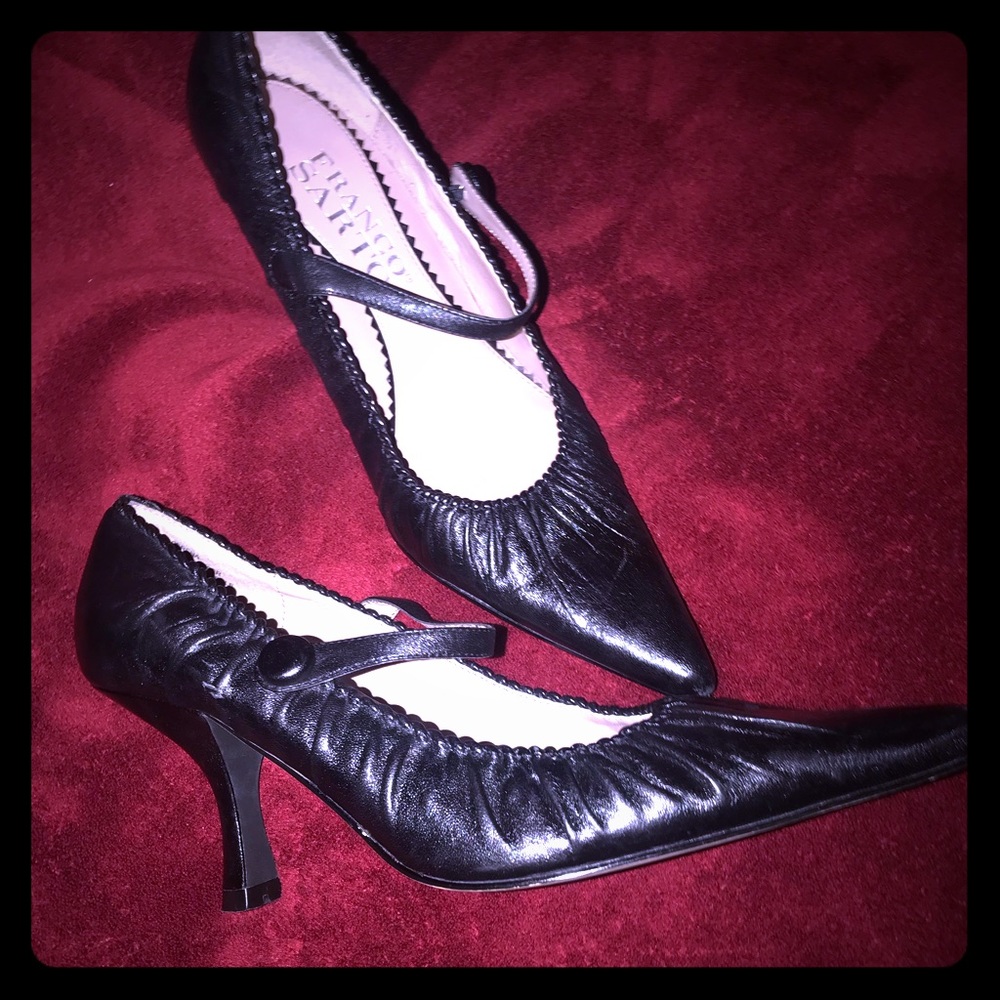Franco Sarto Black Pumps Pointy Toe